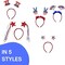 4E's Novelty 10 Pack 4th of July Headband – Patriotic Accessories for Kids & Adults